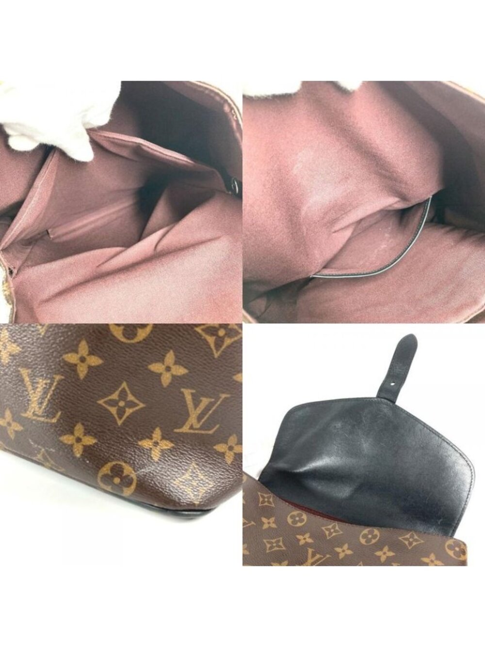Louis Vuitton Backpack Parc Monogram Macassar Canvas Brown - Picture 7 of 9